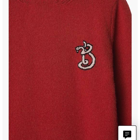 B Snake Wool Cashmere Sweater Brand New - Picture 3 of 5